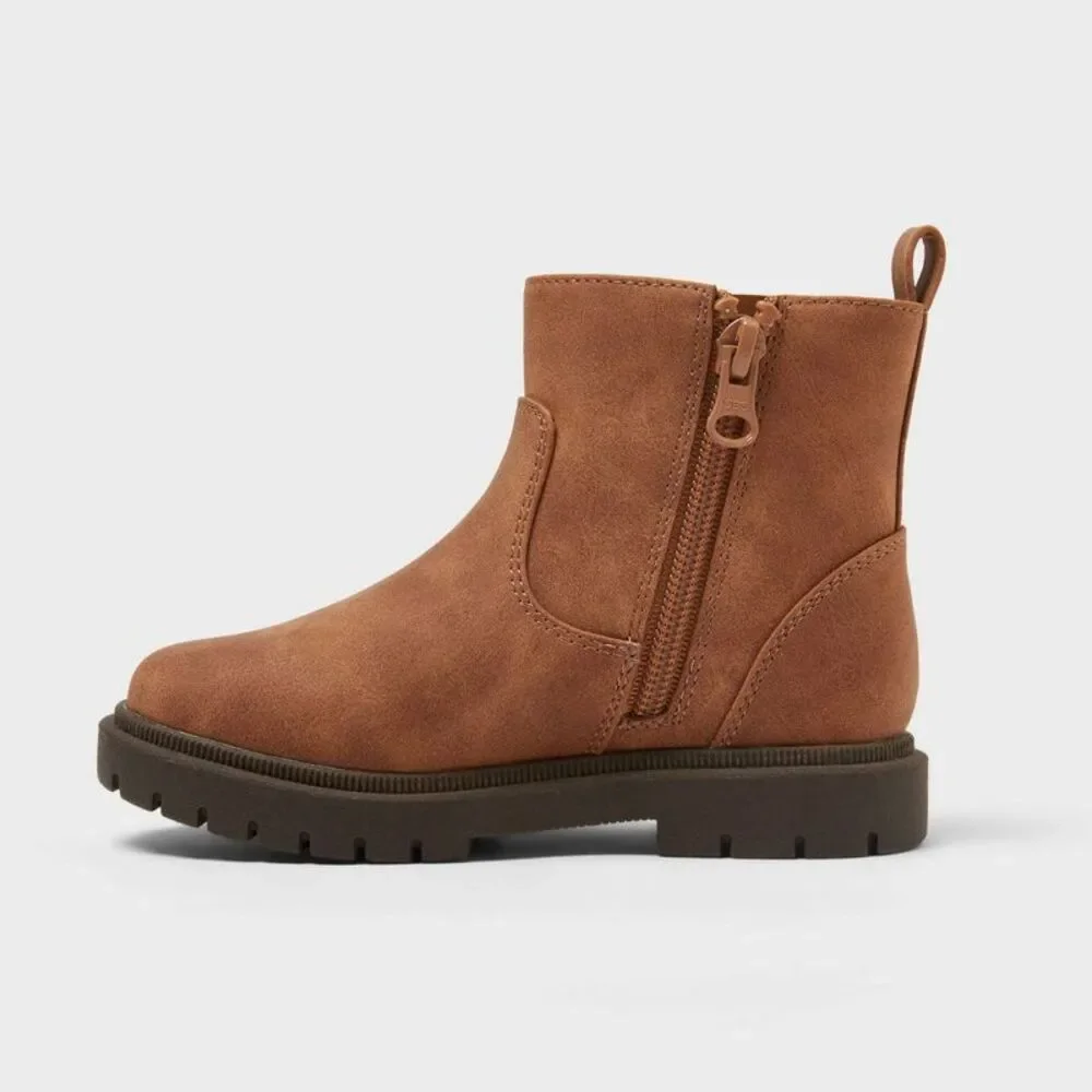Toddler Soma Embroidered Chelsea Boots - Cat & Jack Brown 10T